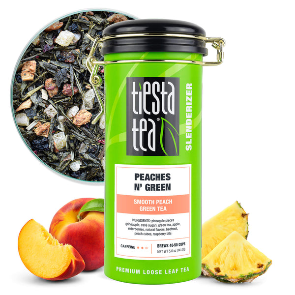 Peaches N Green (Smooth Peach Green Tea) | Tiesta Tea