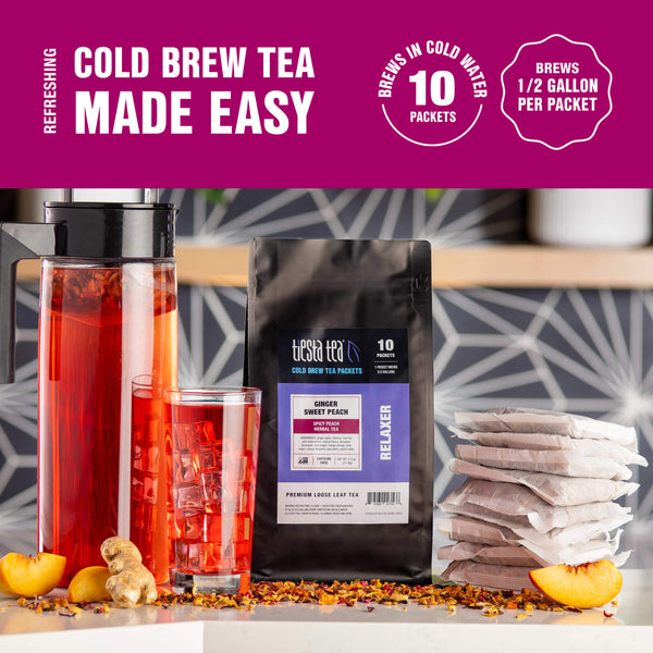 Ginger Sweet Peach (Spicy Ginger Herbal Tea) | Tiesta Tea