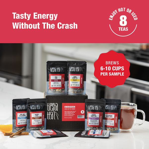 Energizer Sampler (8 Loose Leaf Teas) | Tiesta Tea