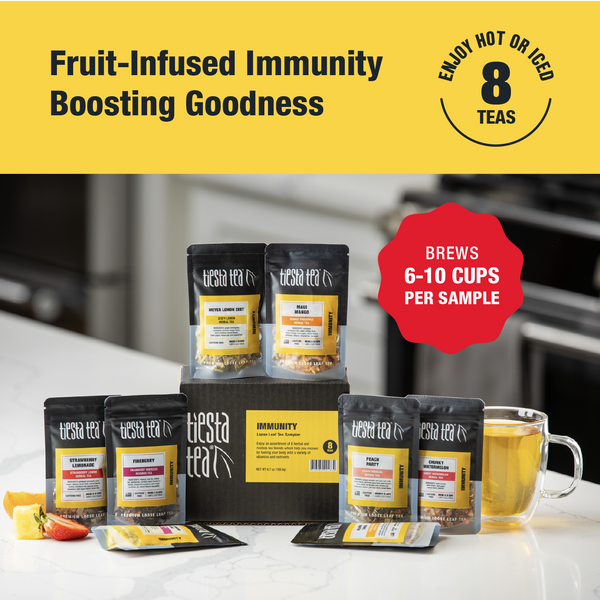 Immunity Sampler (8 Loose Leaf Teas) | Tiesta Tea