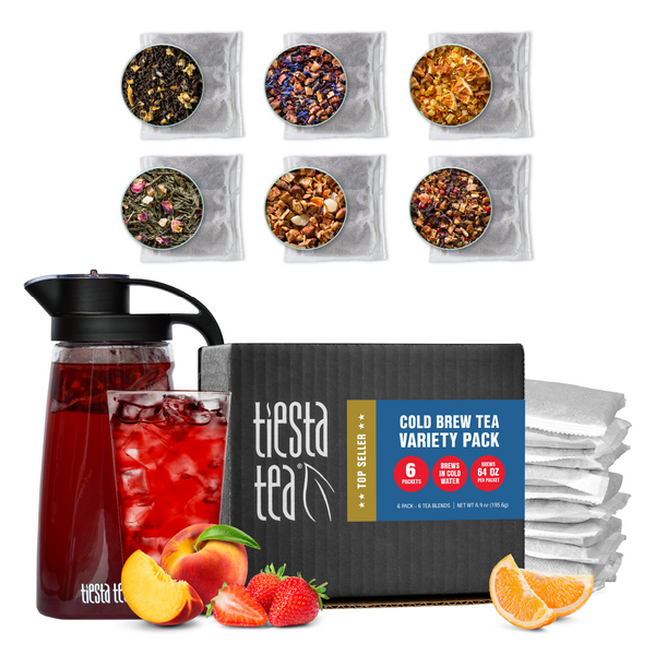 Cold Brew Iced Tea Starter Kit - 6 Pack & Pitcher | Tiesta Tea Cold Brew Iced Tea Starter Kit - 6 Pack & Pitcher | Tiesta Tea