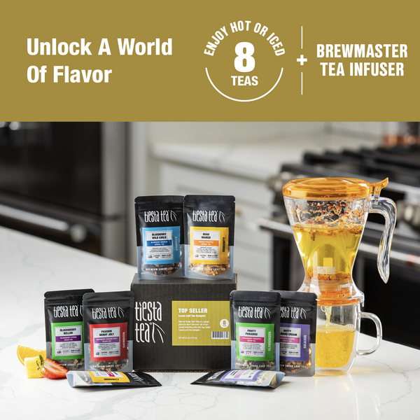 t*a様 BRIESTA ブリエスタ　3点セット Tiesta Tea Top Seller Sampler & Brewmaster | Loose Leaf Tea