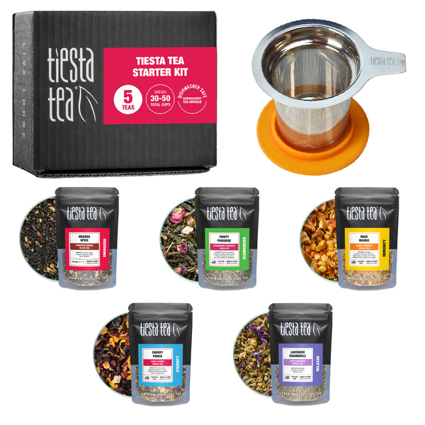 Tiesta Tea Starter Kit | Loose Leaf Tea Bundle with Brewer