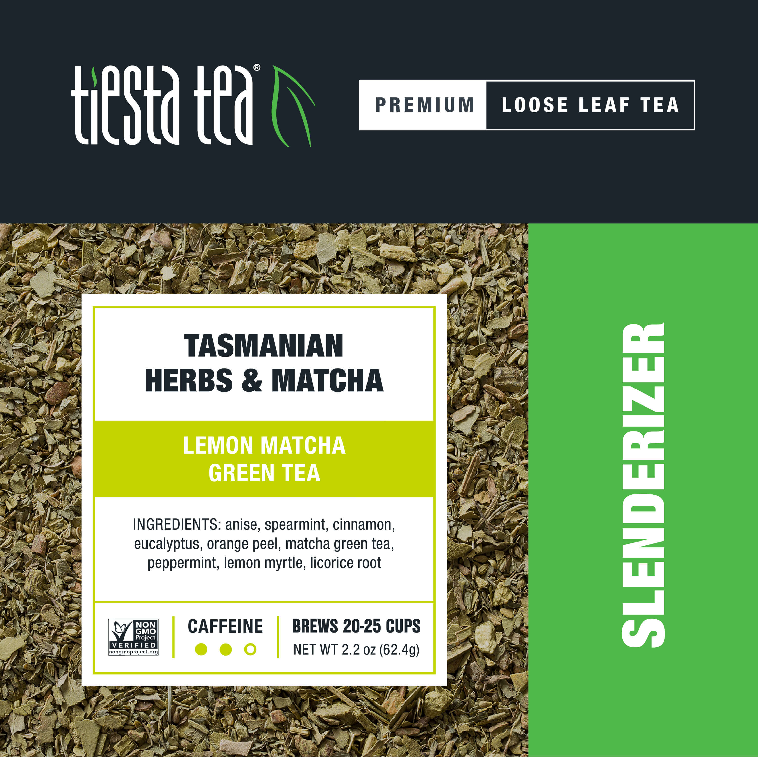 Thoo THE TIME まっつん Tasmanian Herbs & Matcha (Lemon Matcha Green Tea) | Tiesta Tea