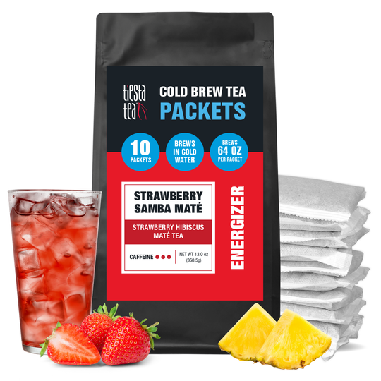 Strawberry Samba Maté Cold Brew 2qt Pitcher Packs (10pack)