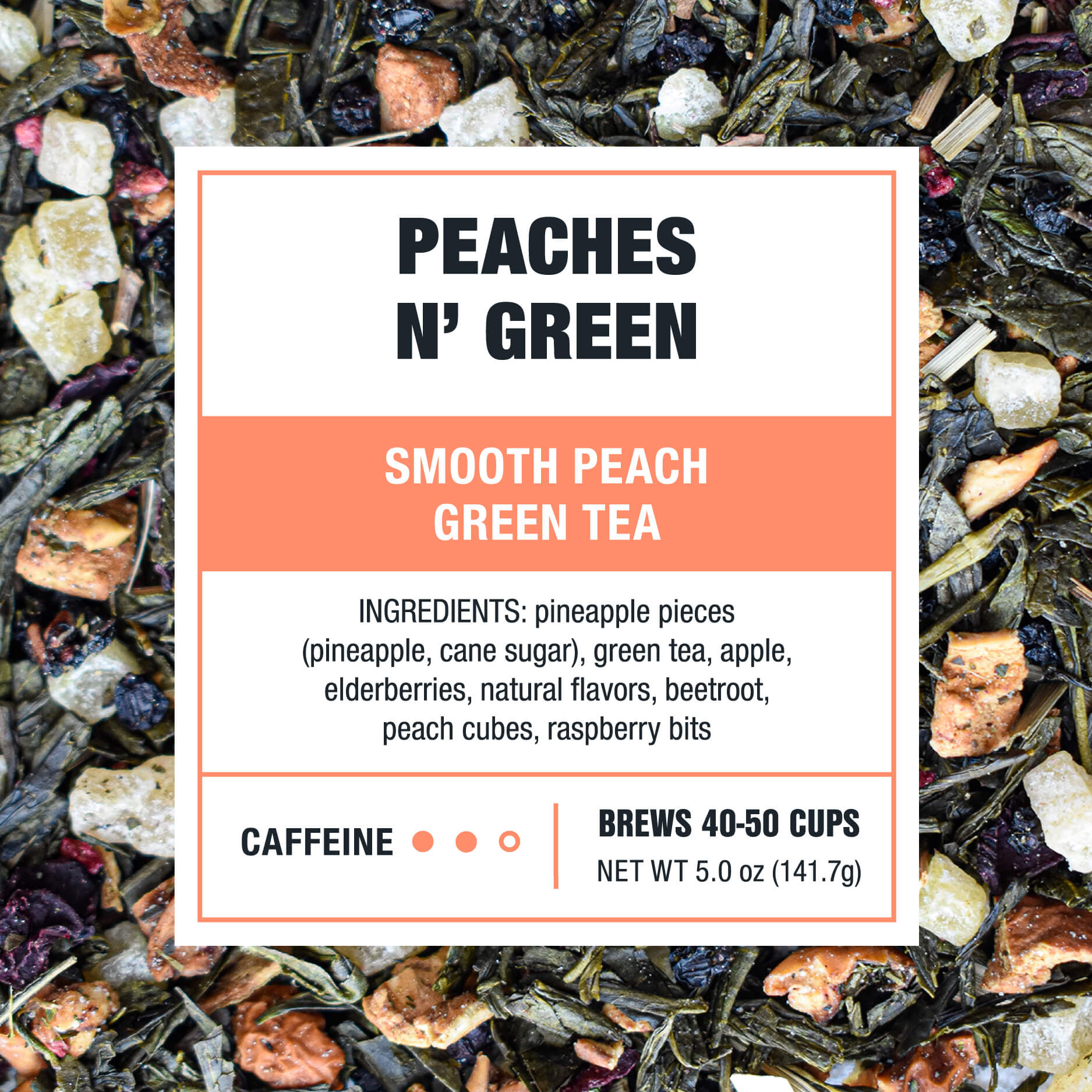 Peaches N Green (Smooth Peach Green Tea) | Tiesta Tea