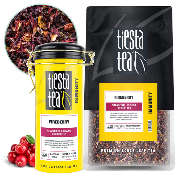 Fireberry Tea Fireberry (Cranberry Hibiscus Rooibos Tea) | Tiesta Tea