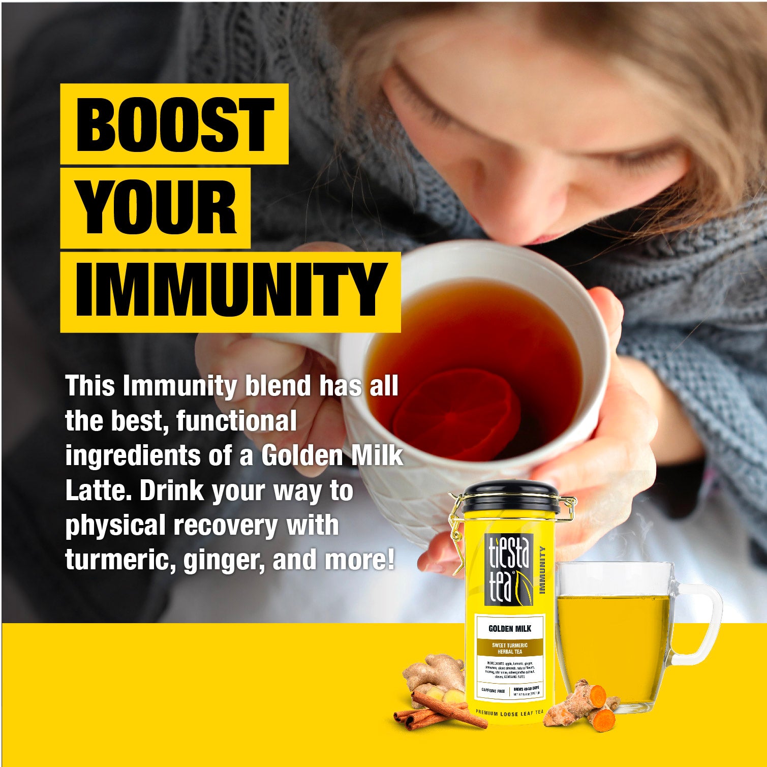 Golden Milk Loose Leaf Tea – Tiesta Tea