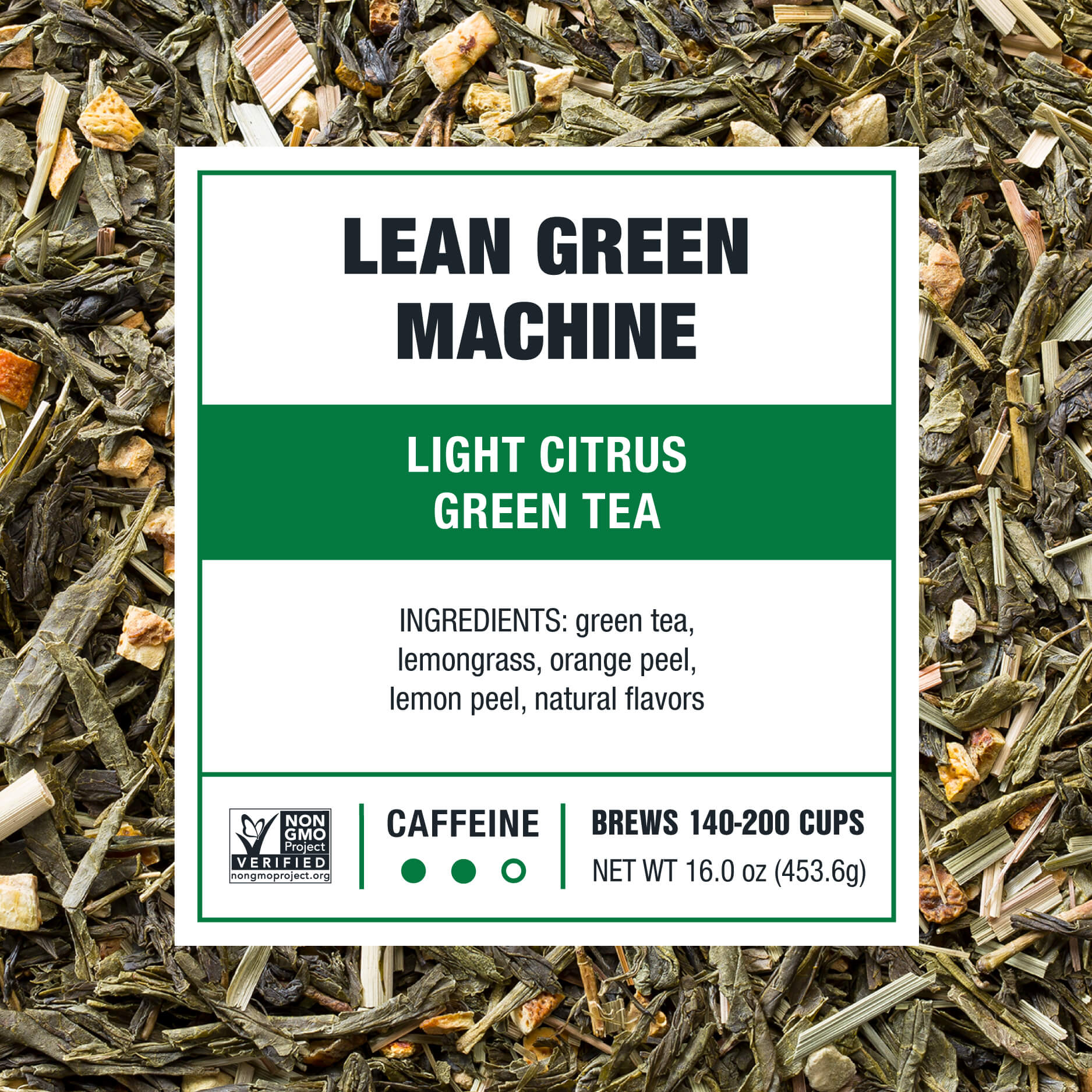Lean Green Machine (Light Citrus Green Tea) | Tiesta Tea