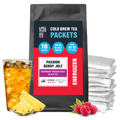 Passion Berry Jolt Cold Brew Tea Packets (Raspberry Passion Fruit