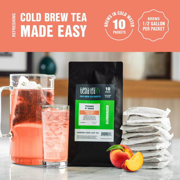 Peaches N' Green Cold Brew 2qt Pitcher Packs (10pack)
