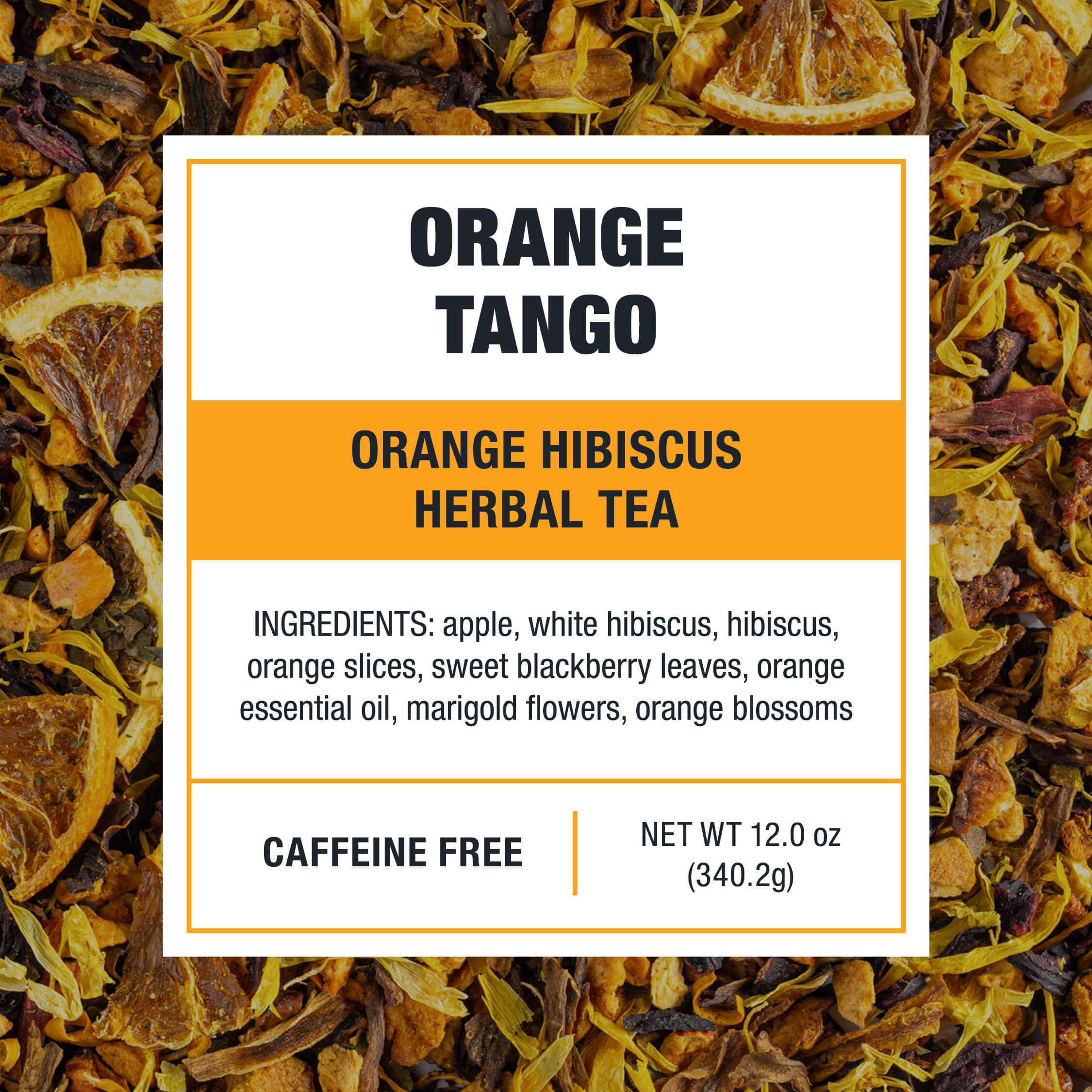 Orange Tango Cold Brew Tea Packets (Orange Hibiscus Herbal Tea