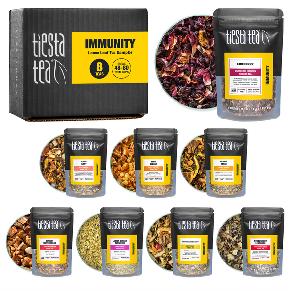 Immunity Sampler (8 Loose Leaf Teas) | Tiesta Tea