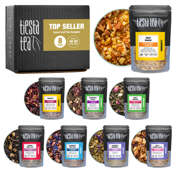 Top Seller Sampler (8 Loose Leaf Teas) | Tiesta Tea