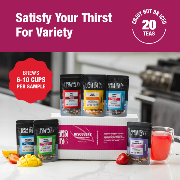 Discovery Sampler Dry Flight (20 Loose Leaf Teas) | Tiesta Tea