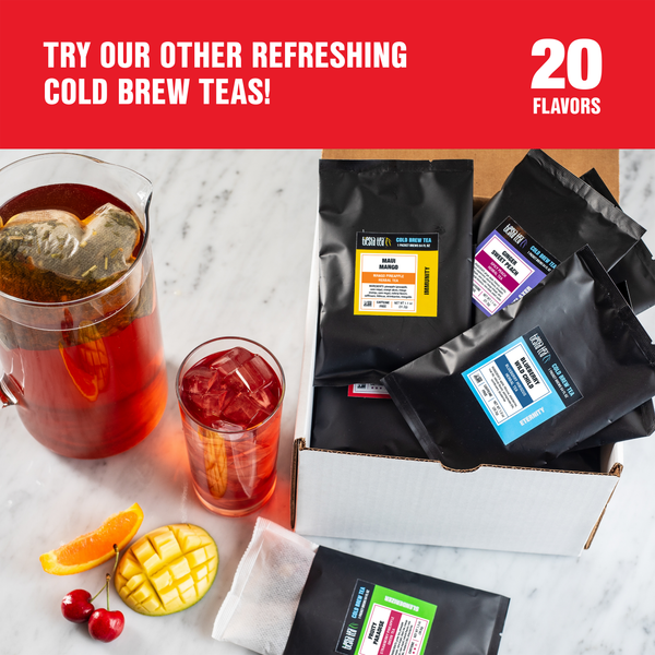 Raspberry Razzle Cold Brew 2qt Pitcher Packs (10pack) – Tiesta Tea