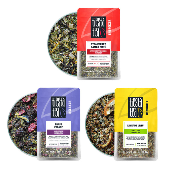 Fresh N' Fruity Trio (3 Fruity Loose Leaf Teas) – Tiesta Tea